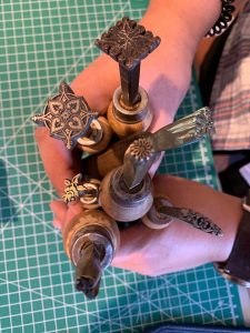 Our students learned some tooling with these antique Finishing Tools